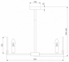 Люстра на штанге Eurosvet Marble 60158/5 латунь в Лесном - lesnoy.mebel24.online | фото 3