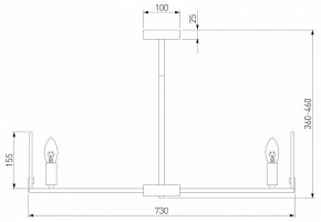 Люстра на штанге Eurosvet Marble 60158/7 латунь в Лесном - lesnoy.mebel24.online | фото 2