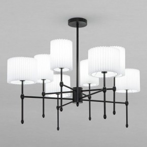 Люстра на штанге Eurosvet Notturno 60162/8 черный в Лесном - lesnoy.mebel24.online | фото