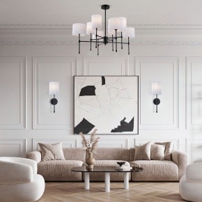 Люстра на штанге Eurosvet Notturno 60162/8 черный в Лесном - lesnoy.mebel24.online | фото 3