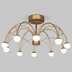 Люстра на штанге Eurosvet Ragno 90031/10 LED золото в Лесном - lesnoy.mebel24.online | фото