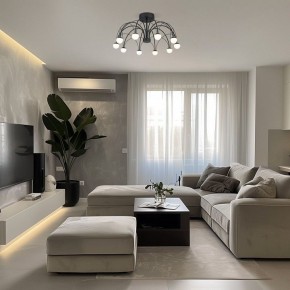 Люстра на штанге Eurosvet Ragno 90035/10 LED черный в Лесном - lesnoy.mebel24.online | фото 5