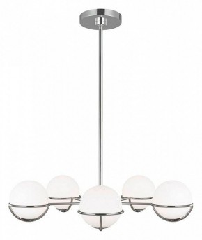Люстра на штанге Feiss Apollo FE-APOLLO5-PN в Лесном - lesnoy.mebel24.online | фото