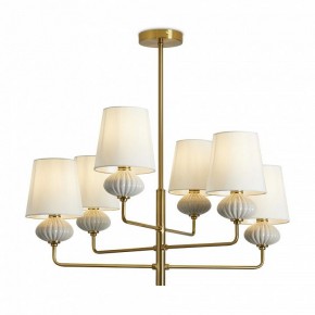Люстра на штанге Freya Ceramics FR2029PL-06BS в Лесном - lesnoy.mebel24.online | фото 2