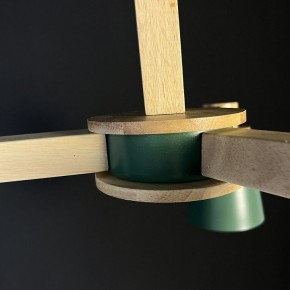 Люстра на штанге Imperiumloft Prop Green prop01 в Лесном - lesnoy.mebel24.online | фото 8