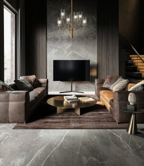Люстра на штанге Maytoni Arco MOD223PL-06BS в Лесном - lesnoy.mebel24.online | фото 4