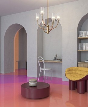 Люстра на штанге Maytoni Arco MOD223PL-08BS в Лесном - lesnoy.mebel24.online | фото 4