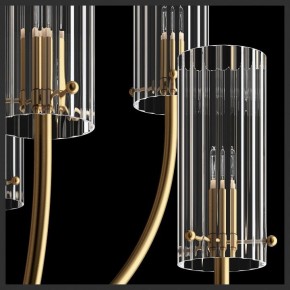 Люстра на штанге Maytoni Arco MOD223PL-08BS в Лесном - lesnoy.mebel24.online | фото 5