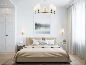 Люстра на штанге Maytoni Zaragoza H001CL-05BS в Лесном - lesnoy.mebel24.online | фото 4