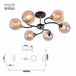 Люстра на штанге Rivoli Lore Б0051981 в Лесном - lesnoy.mebel24.online | фото 4