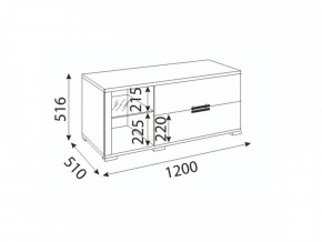 Мармарис (гостиная) М14 ТВ-тумба малая в Лесном - lesnoy.mebel24.online | фото 2