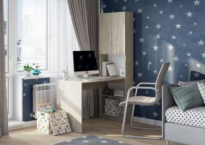МАЙНД-01 Стол компьютерный (дуб крафт белый) в Лесном - lesnoy.mebel24.online | фото