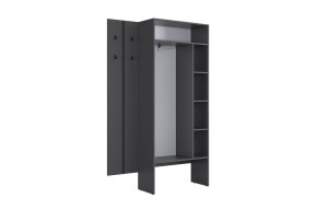 МЕРСИ Прихожая (модульная) графит в Лесном - lesnoy.mebel24.online | фото 7