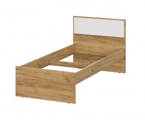 МИЛАН Кровать одинарная 900 (Белый матовый) *без основания в Лесном - lesnoy.mebel24.online | фото