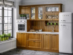 МИЛАНО Кухонный гарнитур 2,2 м Компоновка №3 (Орех) в Лесном - lesnoy.mebel24.online | фото