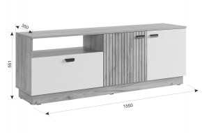 МОДИ К1 Гостиная (белое дерево) в Лесном - lesnoy.mebel24.online | фото 4