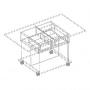 МОНИКА Стол журнальный раскладной в Лесном - lesnoy.mebel24.online | фото 3