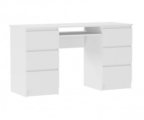 МОРИ МС-2 Стол 6 ящиков (белый) в Лесном - lesnoy.mebel24.online | фото 2