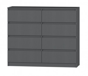 МС "Хилтон" Комод №3 1200 (8 ящ.) графит в Лесном - lesnoy.mebel24.online | фото