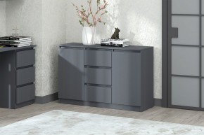 МС "Хилтон" Комод №4 1200 (графит) в Лесном - lesnoy.mebel24.online | фото