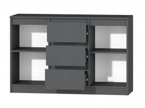 МС "Хилтон" Комод №4 1200 (графит) в Лесном - lesnoy.mebel24.online | фото 3