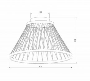 Накладной светильник Eurosvet Cesta 40019/1 LED коричневый в Лесном - lesnoy.mebel24.online | фото 4
