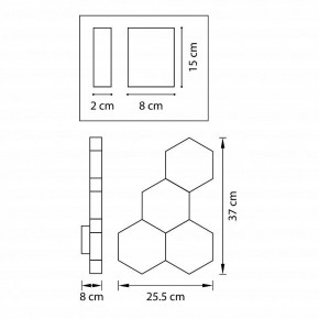 Накладной светильник Lightstar Favo 750641 в Лесном - lesnoy.mebel24.online | фото 2