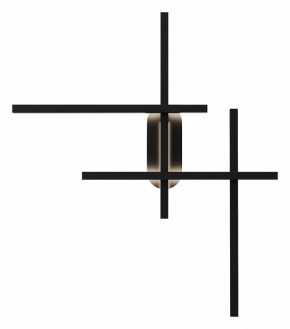 Накладной светильник Maytoni Halo MOD248WL-L24BK в Лесном - lesnoy.mebel24.online | фото