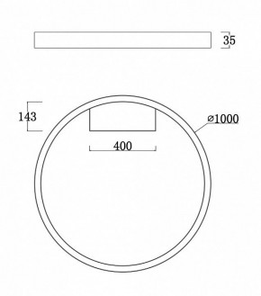 Накладной светильник Maytoni Rim MOD058CL-L65B4K в Лесном - lesnoy.mebel24.online | фото 3