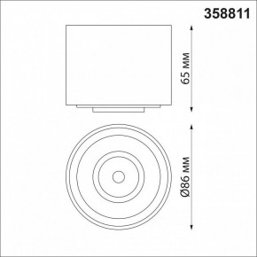 Накладной светильник Novotech Gesso 358811 в Лесном - lesnoy.mebel24.online | фото 7