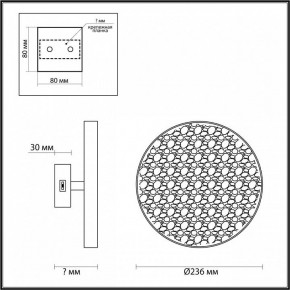 Накладной светильник Odeon Light Bergi 5079/15WL в Лесном - lesnoy.mebel24.online | фото 6