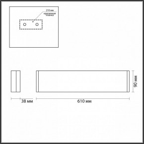 Накладной светильник Odeon Light Framant 4295/20WL в Лесном - lesnoy.mebel24.online | фото 4