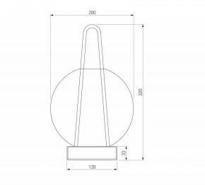 Настольная лампа декоративная Eurosvet Frasco 80507/1 латунь в Лесном - lesnoy.mebel24.online | фото 3