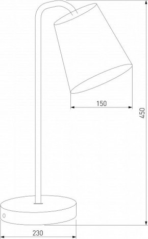 Настольная лампа декоративная Eurosvet Montero 01134/1 белый в Лесном - lesnoy.mebel24.online | фото 3