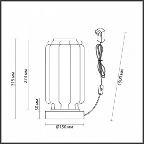 Настольная лампа декоративная Odeon Light Jam 5408/10TL в Лесном - lesnoy.mebel24.online | фото 4