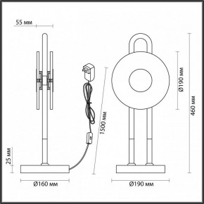 Настольная лампа декоративная Odeon Light Magnet 5407/12TL в Лесном - lesnoy.mebel24.online | фото 4