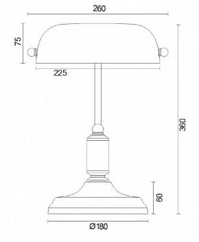 Настольная лампа офисная Maytoni Kiwi Z153-TL-01-BS в Лесном - lesnoy.mebel24.online | фото 2