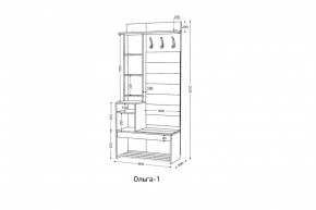 ОЛЬГА Прихожая (модульная) в Лесном - lesnoy.mebel24.online | фото 3