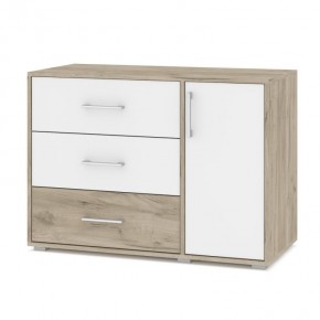 ОЛИВИЯ О63 Комод (дуб серый/белый) в Лесном - lesnoy.mebel24.online | фото
