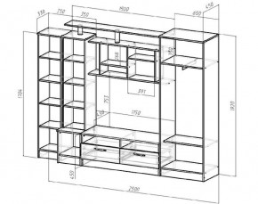 ОСКАР Гостиная (ЯШТ/ЯШС) в Лесном - lesnoy.mebel24.online | фото 2