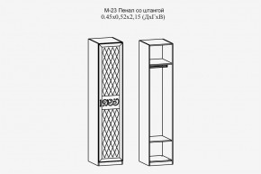 Париж №23 Пенал со штангой (ясень шимо свет/силк-тирамису) в Лесном - lesnoy.mebel24.online | фото 2
