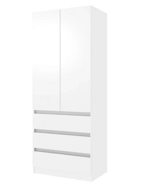 ПАРУС Шкаф 2-х ств. 800 (белый) в Лесном - lesnoy.mebel24.online | фото