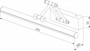 Подсветка для картины Elektrostandard Monza a064138 в Лесном - lesnoy.mebel24.online | фото 4