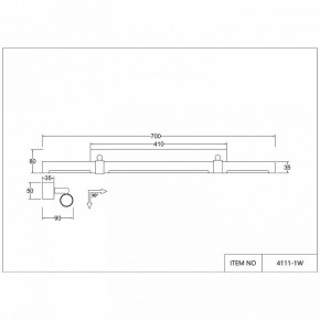 Подсветка для картины Favourite Cuero 4111-1W в Лесном - lesnoy.mebel24.online | фото 3
