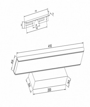 Подсветка для картины Maytoni Gleam MIR005WL-L16B в Лесном - lesnoy.mebel24.online | фото 3