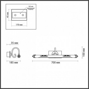 Подсветка для картины Odeon Light Dega 4916/12WL в Лесном - lesnoy.mebel24.online | фото 3