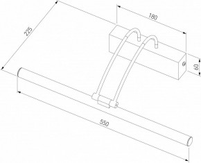 Подсветка для зеркала Elektrostandard Simple a063698 в Лесном - lesnoy.mebel24.online | фото 3