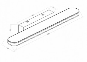 Подсветка для зеркала Maytoni Epic MIR009WL-L12CH4K в Лесном - lesnoy.mebel24.online | фото 3