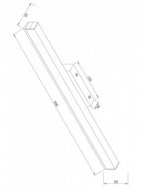 Подсветка для зеркала Maytoni Fichte MIR012WL-L14W4K в Лесном - lesnoy.mebel24.online | фото 3