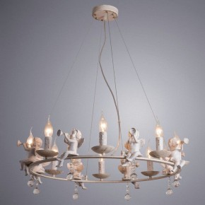 Подвесная люстра Arte Lamp Amur A1133SP-8WG в Лесном - lesnoy.mebel24.online | фото 3